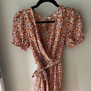 Women's C+D+M Floral Romper